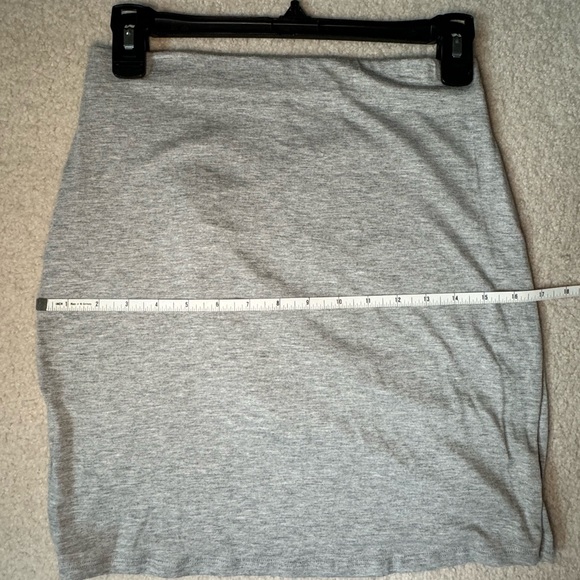 LUSH Gray Twist Skirt - Picture 8 of 9